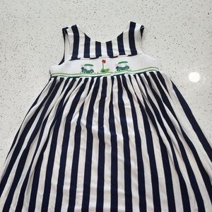 Delany girls size 5 smocked golf ⛳️ dress